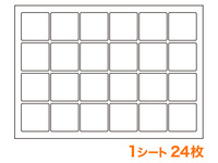 【同梱不可】オリジナルシール印刷 44x44mm 角2R 正方形【データ入稿】