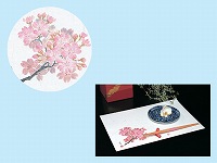 テーブルマット 桜　(シモジマ)