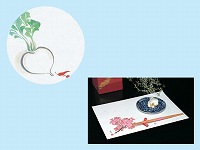 テーブルマット かぶと唐辛子　(シモジマ)
