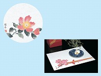 テーブルマット 山茶花(さざんか)　(シモジマ)