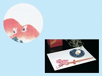 テーブルマット 祝い鶴　(シモジマ)