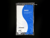 《紐つき》スワンポリエチレン袋 Nｏ209 150×250×厚0.020(ｍｍ)　(シモジマ)