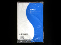 《紐つき》スワンポリエチレン袋 Nｏ215 300×450×厚0.020(ｍｍ)　(シモジマ)