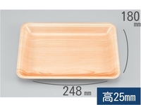 食品トレー クラフトフードトレー 18-25 50枚 (シモジマ) | 食品容器