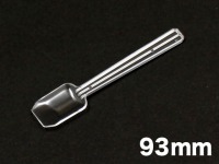 【在庫品値引】デザートスプーン 93mm バラ 透明　(中央化学)